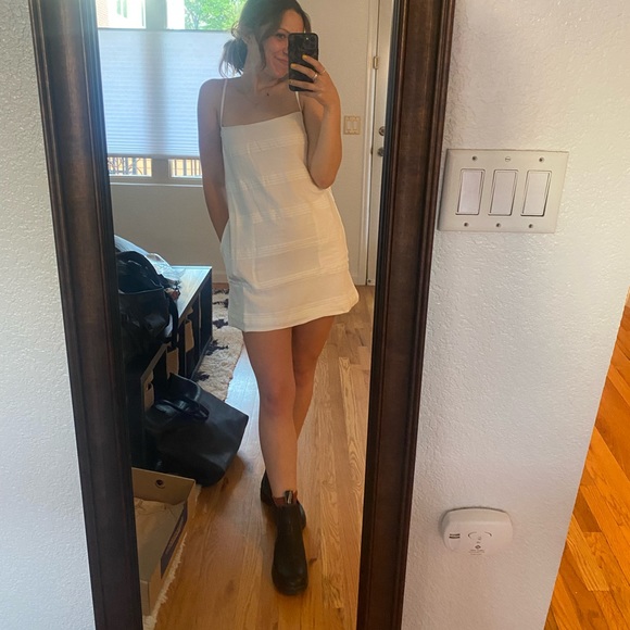 Free People Simone Mini Dress White - Picture 11 of 12